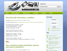 Tablet Screenshot of desbloqueomoviles.com